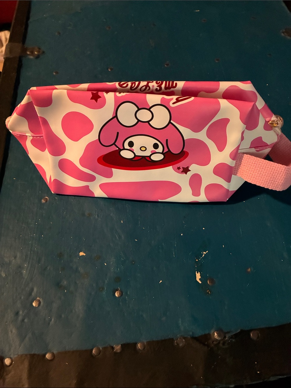 My Melody Pink Kids Waist Bag - Cute Character Makeup Bag. NWOT.